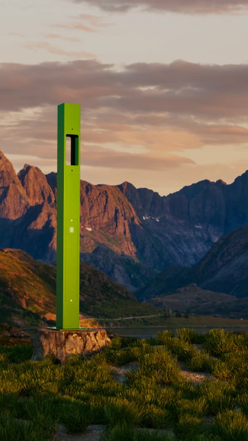 Sustainable aluminium product in Norwegian nature
